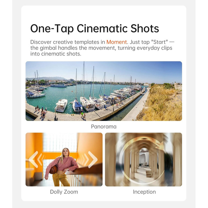 Стабілізатор Hohem iSteady V3 Ultra для смартфона: AI-трекінг, керування жестами, від'ємна рукоятка, екран 2.2'' та штатив, чорний