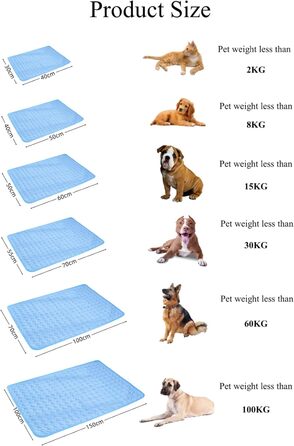 Килимок охолоджуючий для собак та котів, самоохолоджуючий, 70x100 см, колір кава