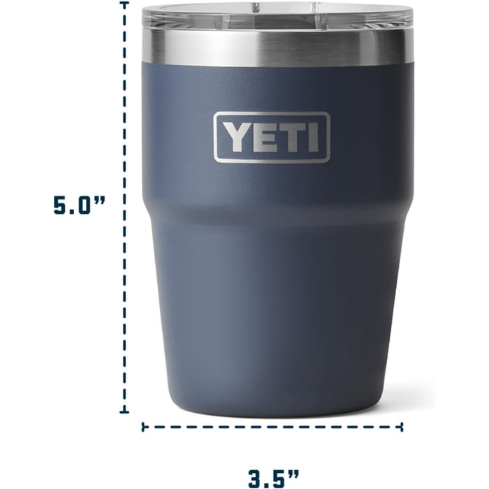 YETI Rambler Stackable Cup with MagSlider Lid - 16 oz (475 ml) - Cherry Blossom