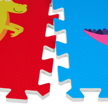 Relaxdays Dinosaur Puzzle Mat - Colorful