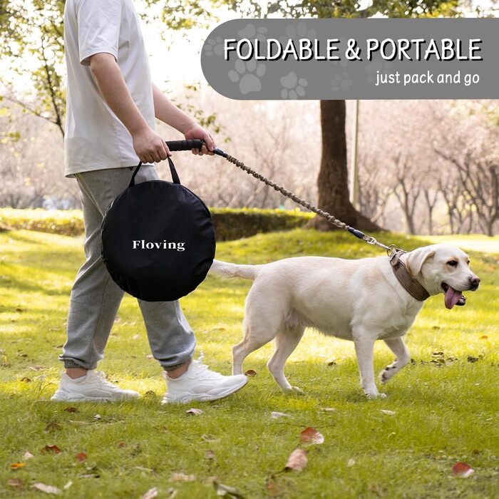 Portable Dog House Pet Pen 90x70x60cm - Foldable Pet Playpen, Crate, Kennel for Cats, Dogs, Puppies (Black)