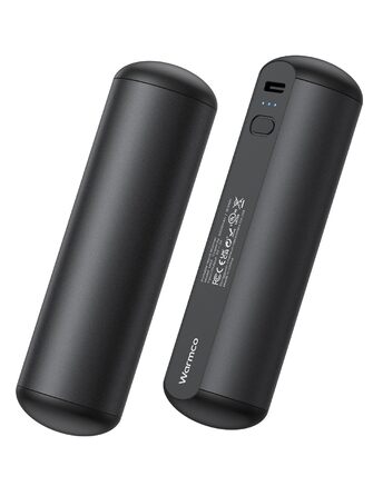 Електричні грілки для рук Warmco Magnetische 2 шт., 10000 mAh, багаторазові, 3 режими нагріву, powerbank, чорний