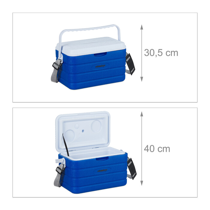 Relaxdays 10 l Cooler Box with Carrying Handle