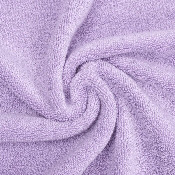 Набір рушників для рук American Soft Linen Premium, 100% турецька бавовна, люксова готельна якість, ліловий колір, 4 шт.