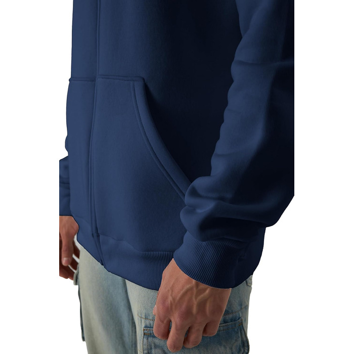 Світшот з капюшоном Smith & Soo для чоловіків (XL, темно-синій) – якісна бавовняна суміш, спортивний стиль