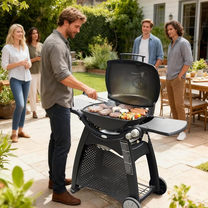 Решітка для гриля Weber Q300, Q320, Q3000, Q3100, Q3200 Onlyfire - чавун, заміна 7646 (2 шт.)