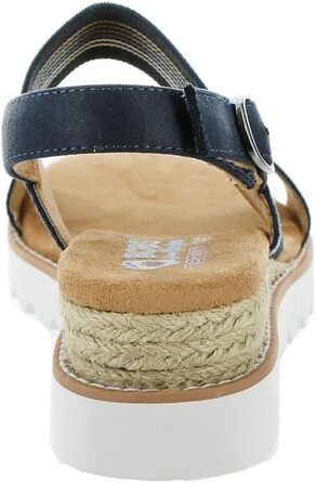 Сандалі жіночі Skechers Reggae Slim-Vacay (39.5 EU, темно-сині) - легкі та зручні босоніжки для літа