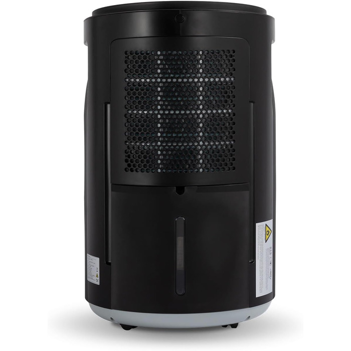 Осушувач повітря CREATE Luftentfeuchter XL SPIRAL для приміщень до 90 м², 20 л, LED-дисплей, 380 Вт, чорний