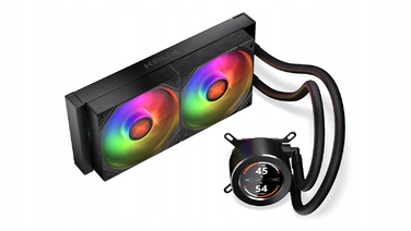 Рідинне охолодження AIO KRUX HydroGlance 240 ARGB з LCD-дисплеєм