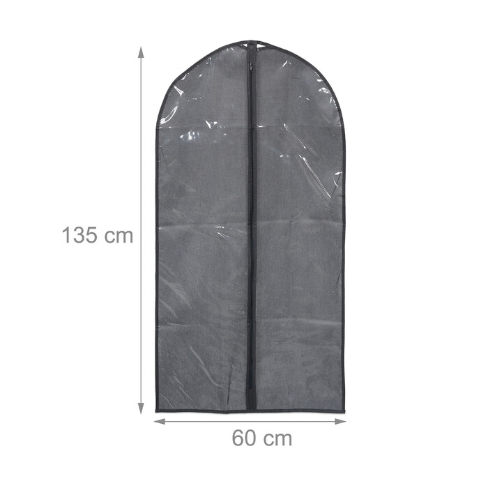 Relaxdays Clothes Storage Bags - 6 Pack, 135 x 60 cm