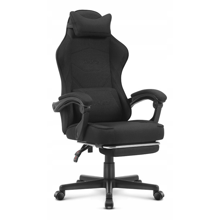 Ігрове крісло Cabro C502, чорна тканина