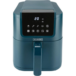 Фритюрниця повітряна BOURGINI з керамічним покриттям, 5 літрів, блакитна, 1500 Вт