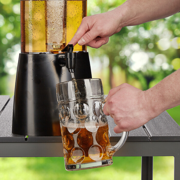 Relaxdays 1.1 L Drink Dispenser with Tap