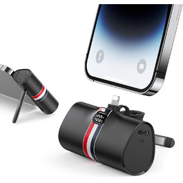 Power Bank VIYISI 5000mAh 20W PD з бездротовою зарядкою та LED-дисплеєм, для iPhone 14/12/11/X/8 та інших, білий/чорний