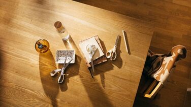 Дизайнерські універсальні ножиці Fiskars x Iittala для правші, 21 см, нержавіюча сталь, у синій подарунковій коробці