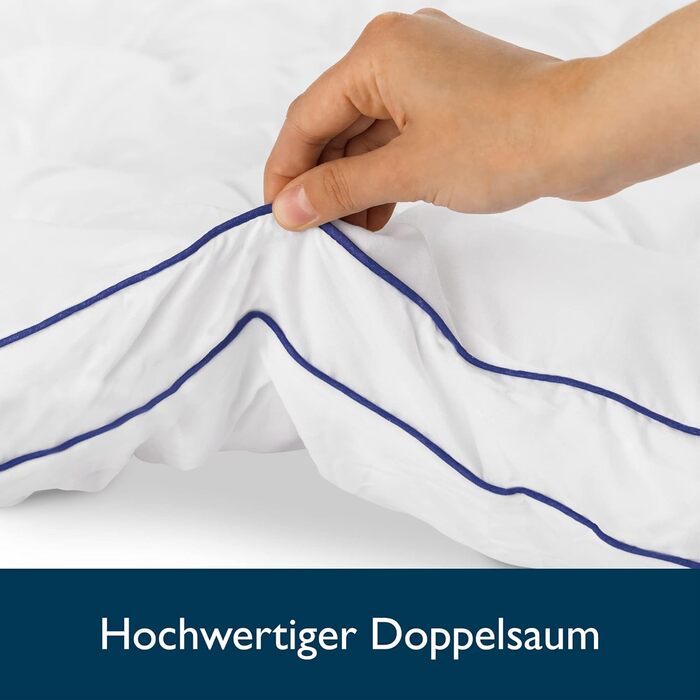 Beautissu Mattress Topper 100x200 cm with Integrated Fitted Sheet - Topper 100x200 cm for Box Springs & Mattresses up to 40 cm Height - 3 cm Mattress Pad, Non-Slip Mattress Protector - BeauNuit MT Base
