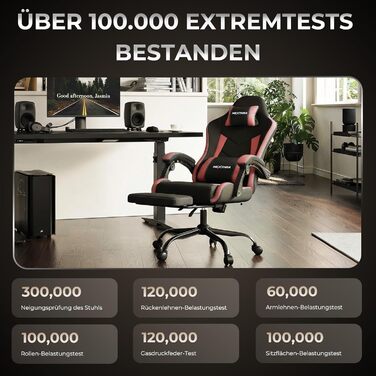 Геймерське крісло Nexthra Ergonomisch з підставкою для ніг, до 180 кг, рожеве. Офісне крісло для геймінгу та роботи, з регульованою спинкою 150°