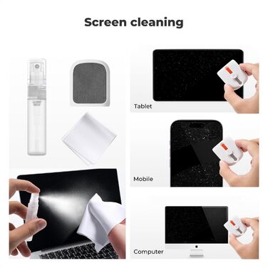 Набір для чищення електроніки K&F CONCEPT 25 в 1: AirPods, клавіатури, ноутбуки, навушники, телефони, камери