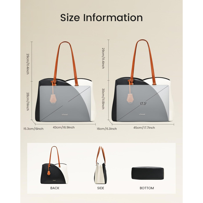 Сумка жіноча LOVEVOOK для ноутбука 17