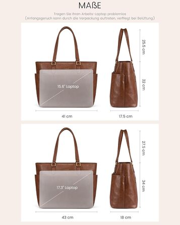 Сумка жіноча LOVEVOOK велика для ноутбука 15.6