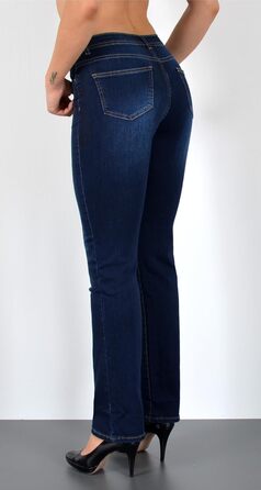 Джинси жіночі ESRA Straight High Waist G200 (34, J194) з еластичного деніму