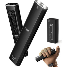 Ліхтарик LED MIAOKE 250000 люмен - надпотужний, перезаряджається, 3 режими, для полювання, кемпінгу, надзвичайних ситуацій (чорний)