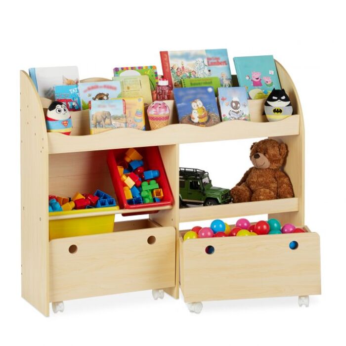 Relaxdays Toy Shelf for Children