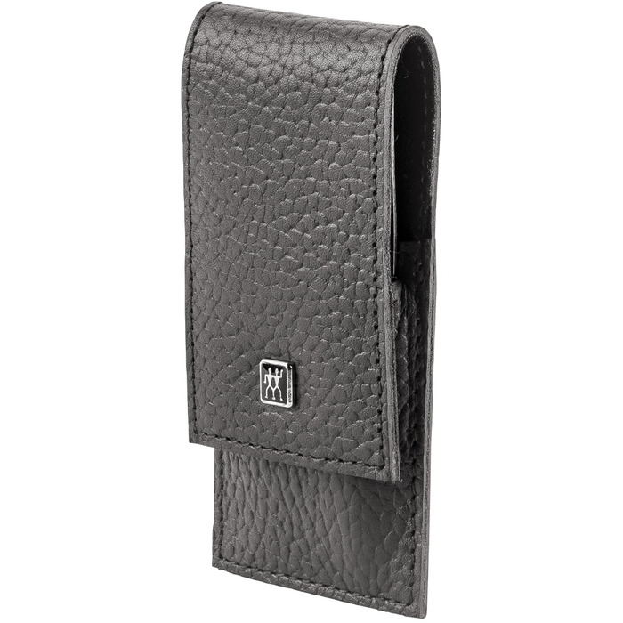 Zwilling Classic Inox: Набір манікюрних інструментів 3 шт. з шкіряним етиулюм (Антрацит)