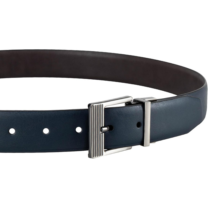 Ремінь Kenneth Cole REACTION чоловічий двосторонній, синій/чорний (34-36)