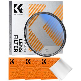Поляризаційний фільтр K&F Concept Pro 72mm CPL для об'єктиву фотокамери (оптичне скло, алюміній)