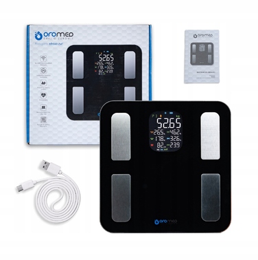 Розумні ваги для ванної Oromed ORO-BLUETOOTH SMART BLACK