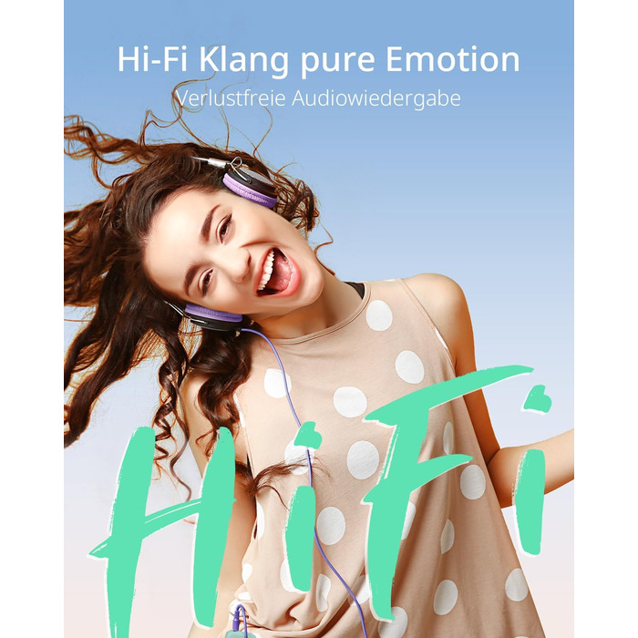 MP3-плеєр YOTON з Bluetooth 5.2, Hi-Fi звук, FM-радіо, диктофон, регулятор гучності, навушники, підтримка SD до 128 ГБ (М'ятний)