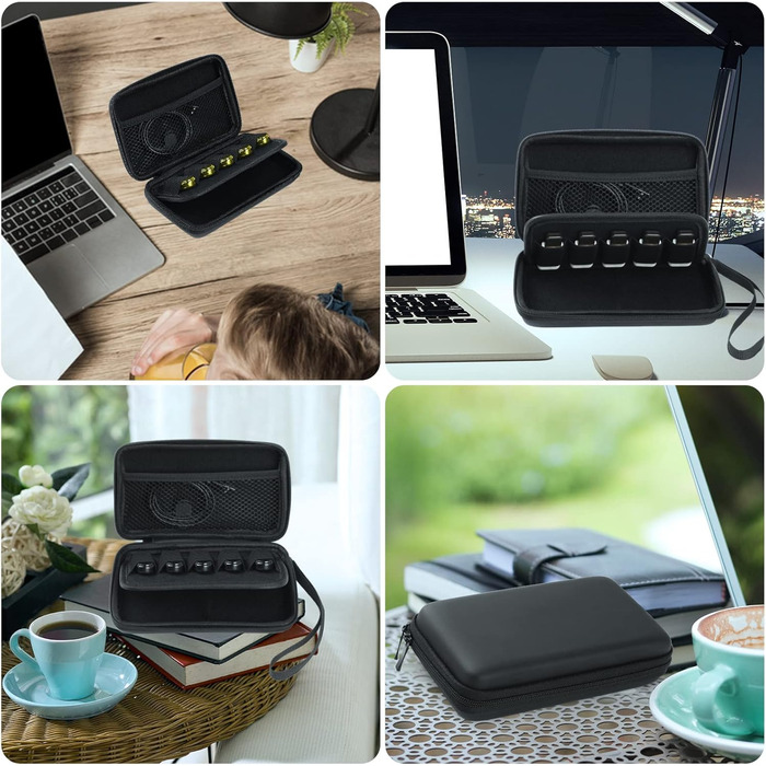 Організатор для USB-накопичувачів GeeRic: сумка-чохол для зберігання USB-флешок та аксесуарів (чорний)
