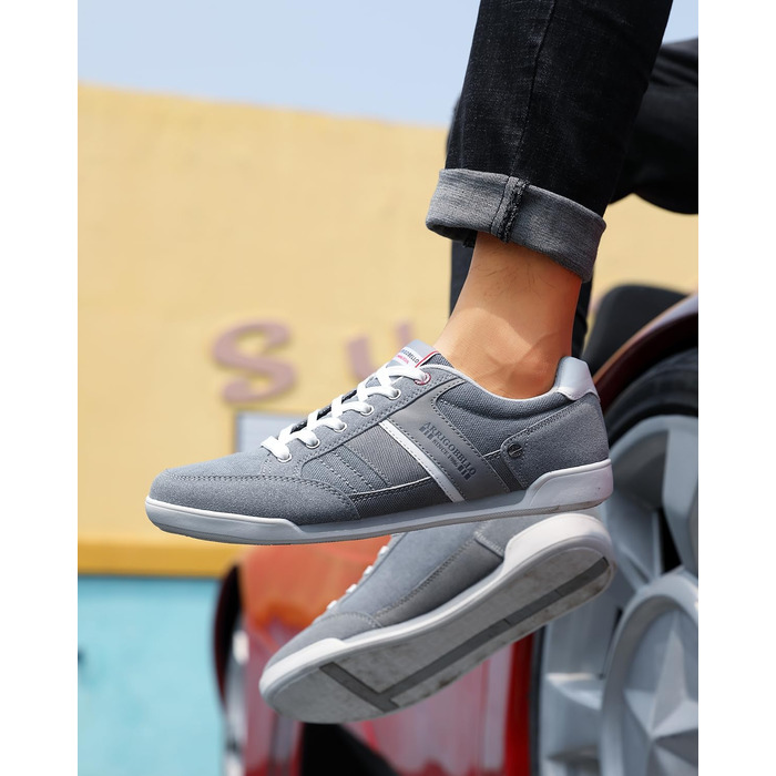 ARRIGO BELLO Кросівки для чоловіків: шкіряні, спортивні, класичні, сірі (41-46)