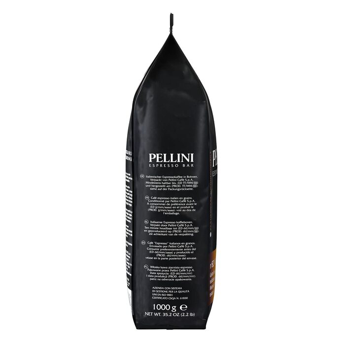 Кава в зернах Pellini N.9 Vivace для еспресо, 1 кг (набір 2 шт)
