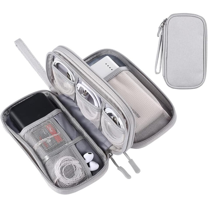 Органайзер для подорожей DDgro, водонепроникний, сірий, розмір S