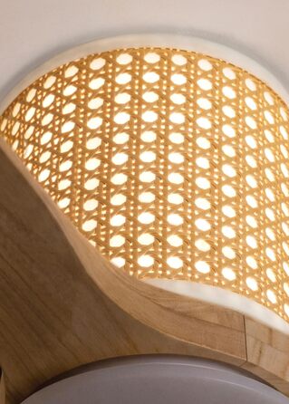 Стельовий вентилятор WINDCALM Rattan з підсвічуванням та пультом ДУ, 132 см, 40W, 6 швидкостей, 3 режими світла, таймер, літній/зимовий режим