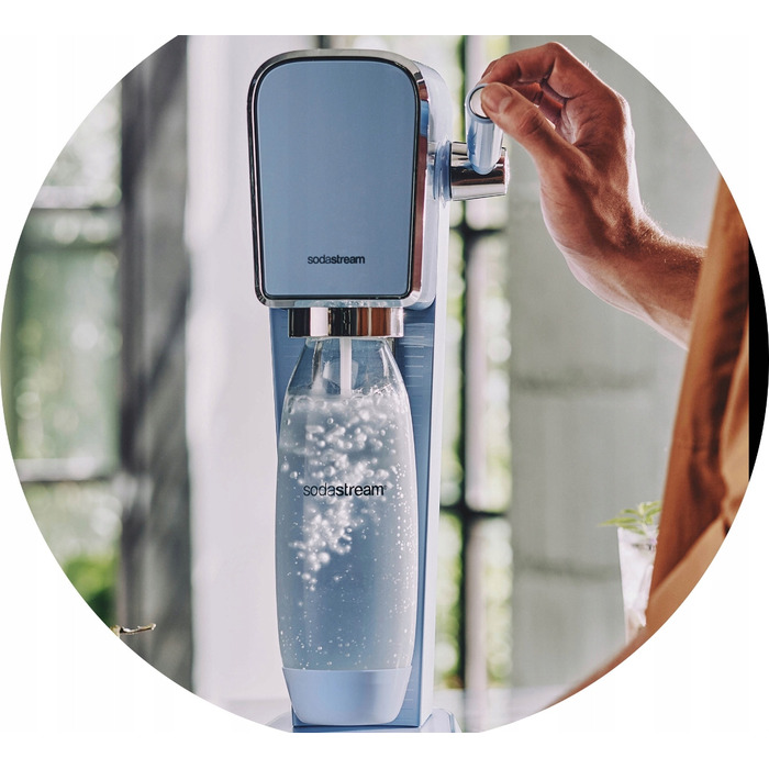 Сифонізатор SodaStream Art, синій, 1 л + балон CO2 60 л
