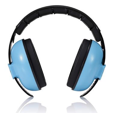 Навушники для захисту вух для малюків від 3 місяців | Шумоізоляційні навушники для дітей | Синій колір з чохлом для зберігання