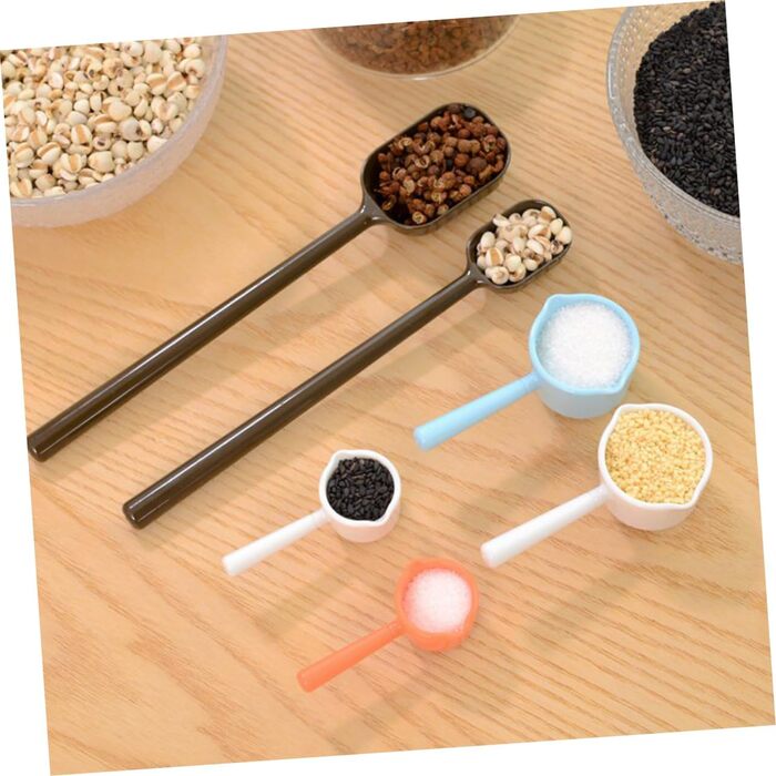 4 Coffee Spoons Measuring Cups Window Film For Kids Salt Spoons Coffee Measuring Storage Containers For Dog Food Teaspoons Measuring Sugar Scoop Vintage Tablespoons Baby