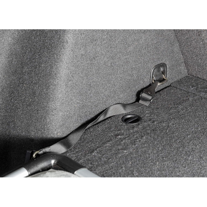 Універсальна сітка для багажника TRIXIE для собак - перетворює багажник на транспортну коробку - кути та бокові частини регулюються - легко складається для використання багажника - 94–114 × 69 × 53 см - 13201