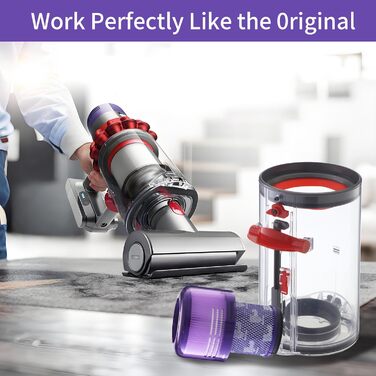 Замінний контейнер для пилососів Dyson V11, V15, SV14, SV15, SV17, SV22 (оригінальні запчастини No.970050-01 та 965443-01)