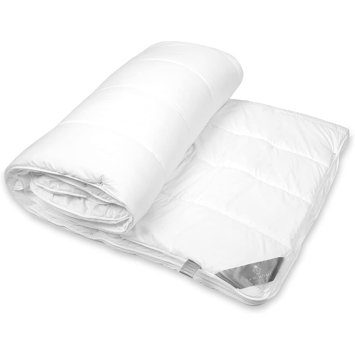 FAM Home Comforter Set 200x220 4 Seasons Washable | Stepped Comforter with 2 Separate Comforters | Blanket Antiallergic for Allergy Sufferers | Summer Blanket and Autumn Blanket… 200x220 cm 4 Seasons Blanket