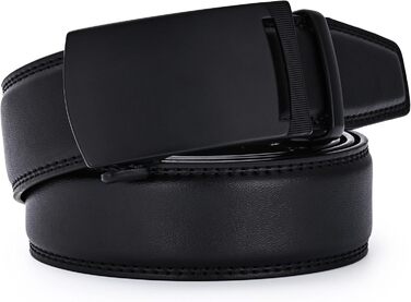 Чоловічий шкіряний ремінь на пряжці, ширина 35 мм, довжина 125 см, підходить для об'єму талії 92-107 см. Ідеально для костюма, ділового стилю та джинсів.