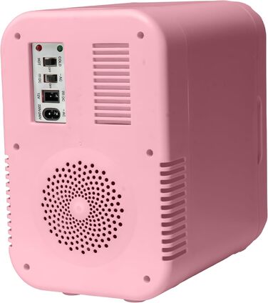 Міні-холодильник DMS 6L з нагріванням, 220-240V, рожевий - для дому, офісу, подорожей