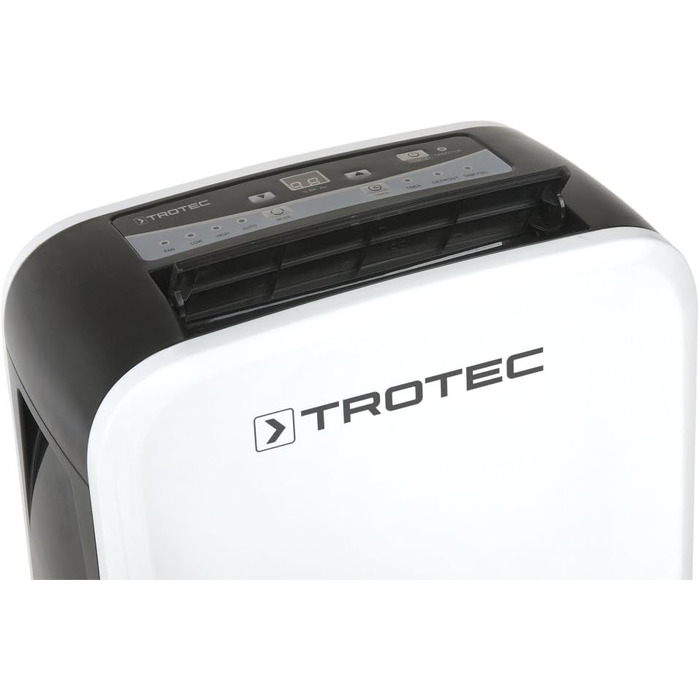 Електричний осушувач повітря Trotec TTK 54 E – продуктивність 24 л/добу, для площі до 40 м² та об'єму 100 м³, з автовимкненням, для квартири та спальні