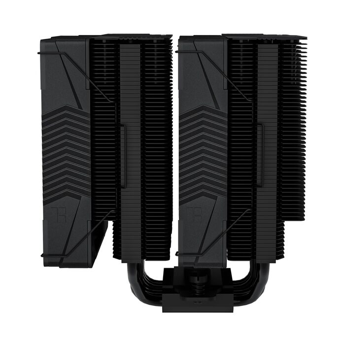Кулер для процесора Thermalright Phantom Spirit 120 EVO, 7 теплових трубок, 2 PWM вентилятори, 2150 RPM, сумісність з AMD AM4/AM5 та Intel LGA 115X/1200/1700/1851/20XX, чорний