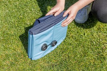 Басейн для собак TRIXIE 70x12 см, блакитно-сірий, без надування, з неслизьким дном