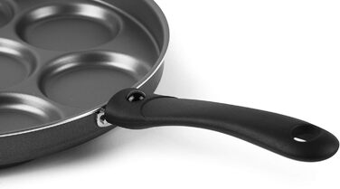 Excelsa Scheibe Cook Pan, 7 compartments, for pancakes/crepes, diameter: 28 cm, aluminum