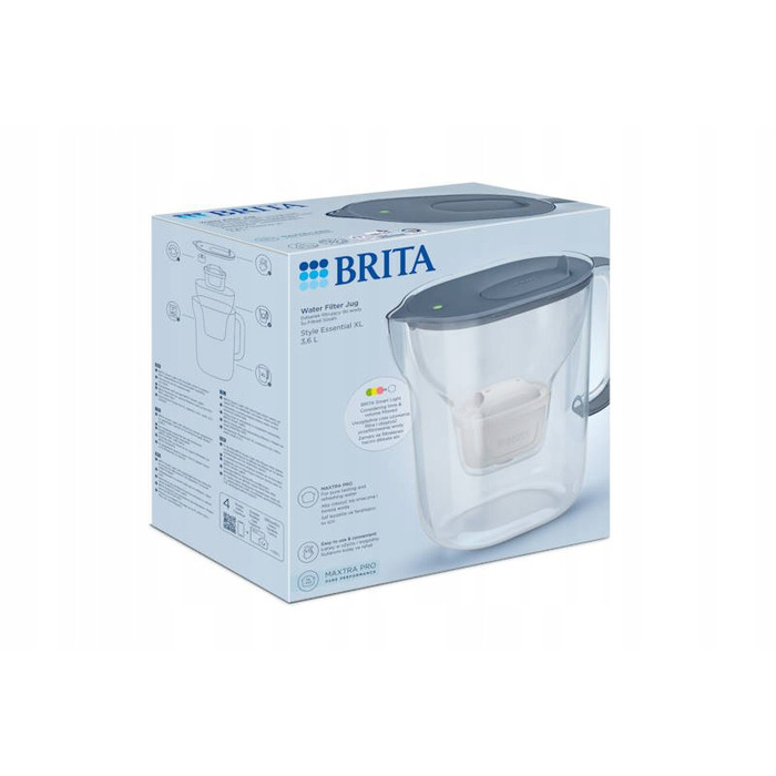 Фільтр-кувшин BRITA Style Essential XL 3,6 л, колір «Графітовий сірий»